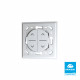 TRIO2SYS -  EnOcean wall switch for 2 roller shutter compatible ODACE