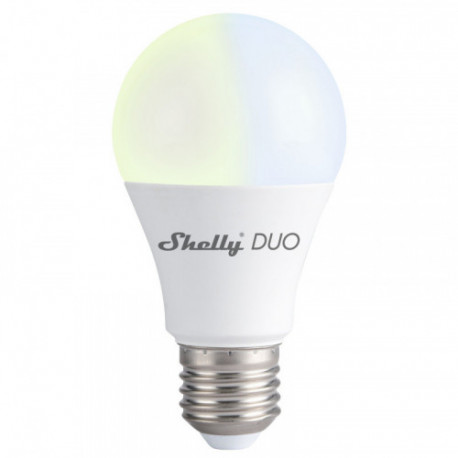 SHELLY - Ampoule LED Wi-Fi E27 9W blanc variable Shelly Duo