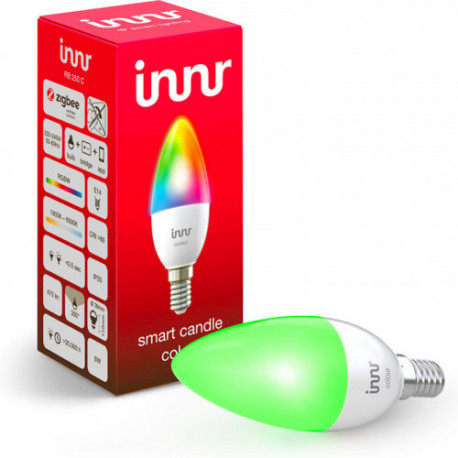 INNR - Connected bulb type E14 - ZigBee 3.0 Multicolor RGBW + White adjustable - 2200K to 6500K